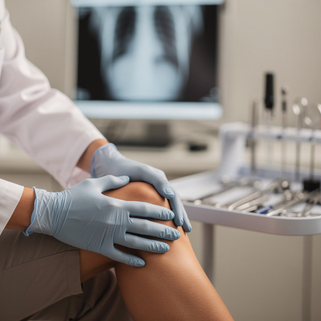 William H. Davidson, MD orthopedic specialist consulting with a patient in San Diego, California